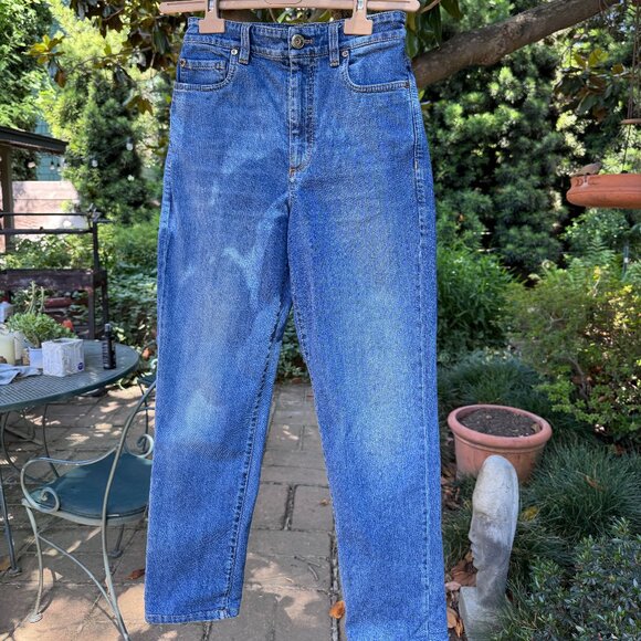 Brunello Cucinelli Denim - Brunello Cucinelli straight leg high waist jeans in medium blue IT 38 US 0 2